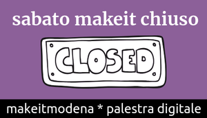 Sabato 14 chiuso per Modena Nerd