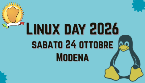 24 Ottobre 2026 - Linux Day