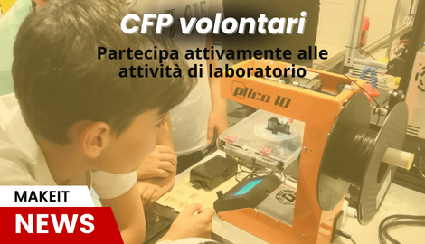 Cerchiamo volontari per laboratori
