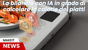 La bilancia con IA in grado di calcolare le calorie dei piatti